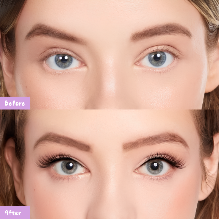 Magnetic lashes with applicator